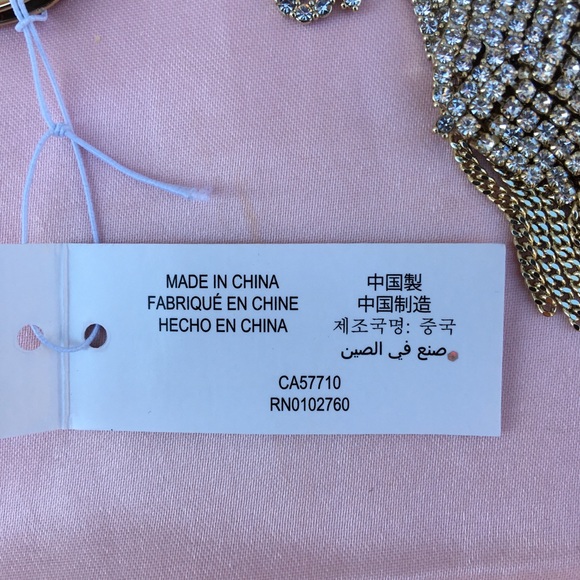 Kate Spade Rhinestone Horse Gold Key Fob - Picture 3 of 4